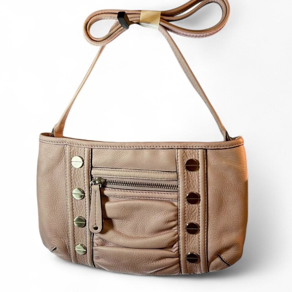 B. Makowsky Dusty Pink Leather Crossbody Bag NWT | Pale Pink Purse | MSRP $149 - Picture 6 of 7
